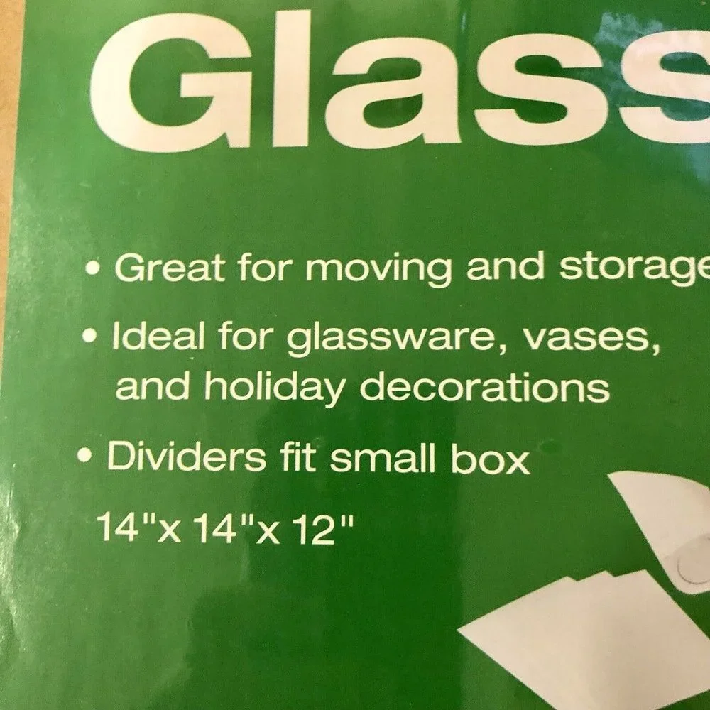 Duck Brand Glass Kits NEW Packing Dividers Foam Pouches